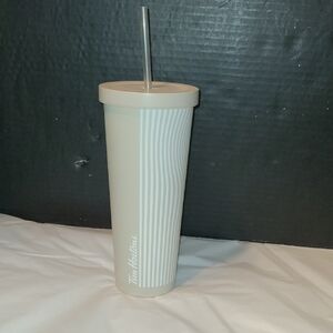 Tim Hortons 2024 Stainless Steel Chilly Tumbler 24oz New (Cold drinks only)